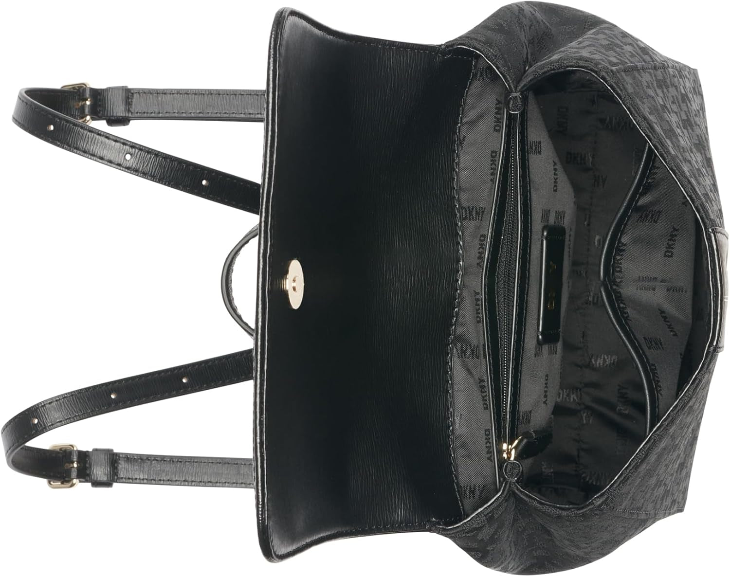 Rucsac de zi cu zi pentru femei DKNY, negru logo/negru Genti Femei Naty Shop