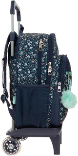 Rucsac școlar Pepe Jeans Alenka cu troler, albastru, 30 x 40 x 12 cm, poliester, 14,4 l, albastru, rucsac școlar cu troler Rucsacuri si ghiozdane premium Naty Shop