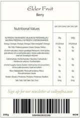 Sambuca neagră organică de soc - fructe de sambucus întregi - fructe de soc Produse deshidratate Naty Shop