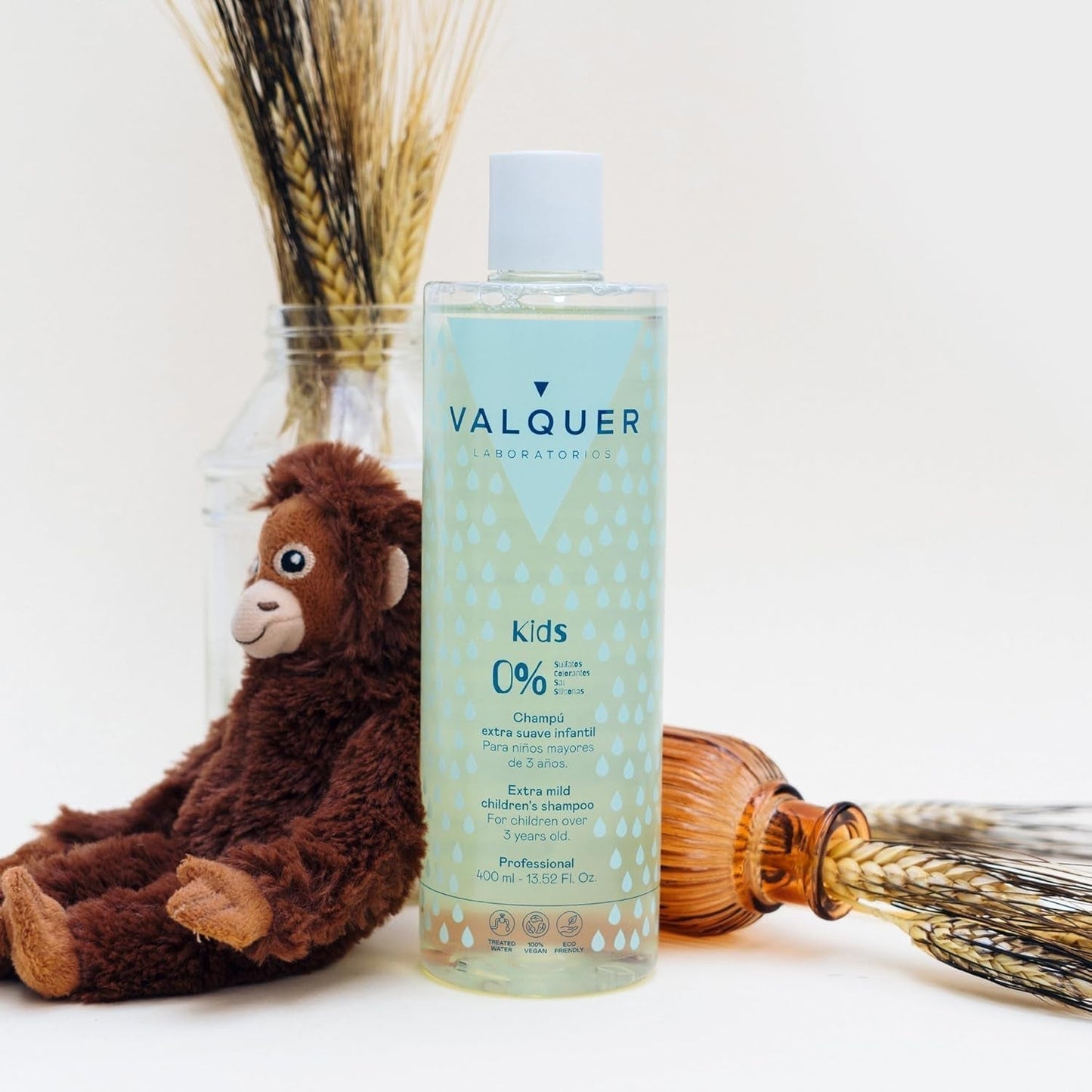 Șampon și balsam de păr pentru copii Valquer fără siliconi, fără sulfați, pentru copii Copii - Baie si Skincare Naty Shop