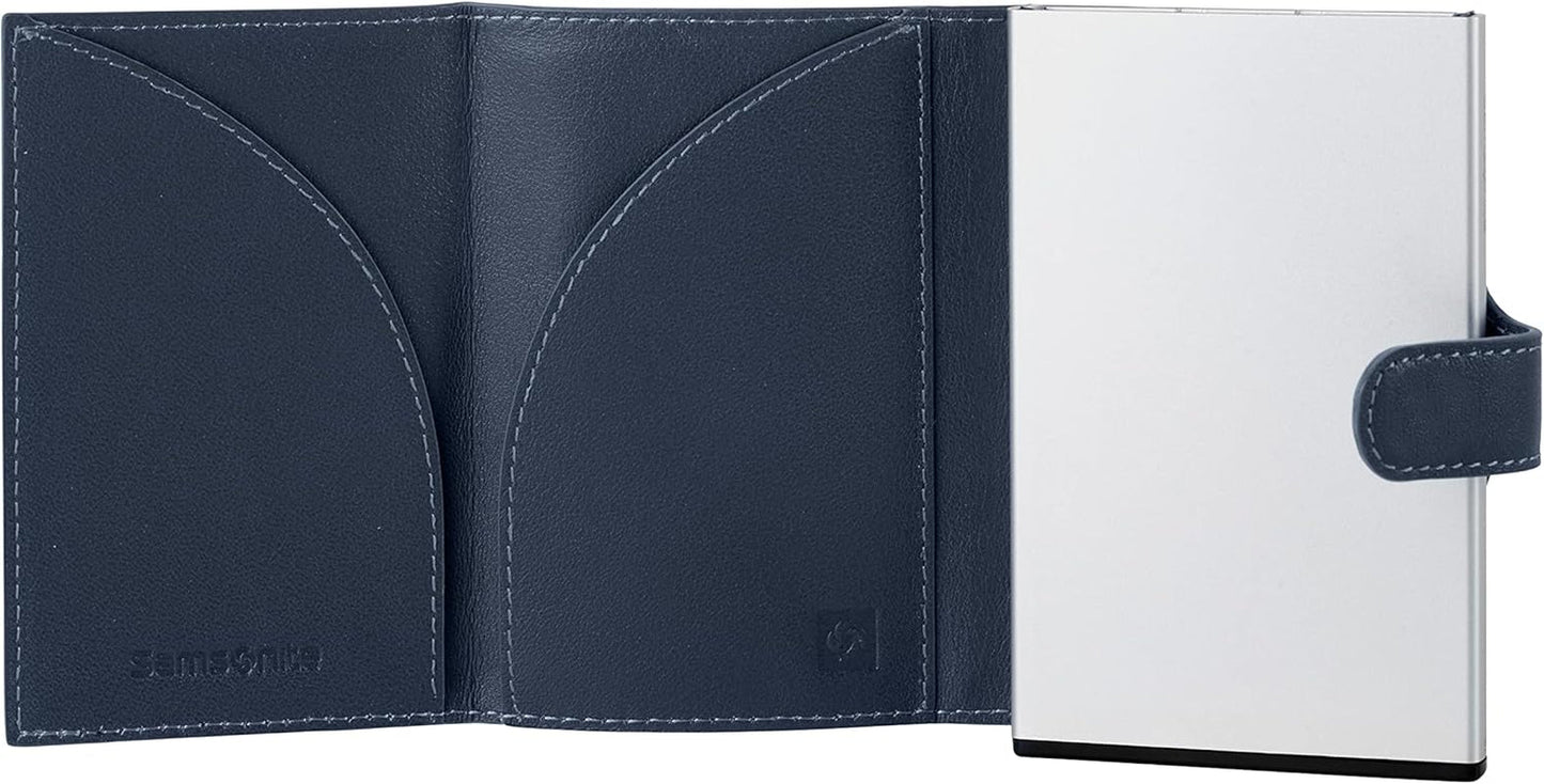Samsonite Alu Fit SLG - Portofel, 10,2 cm, albastru (albastru) Portofel Barbati Naty Shop