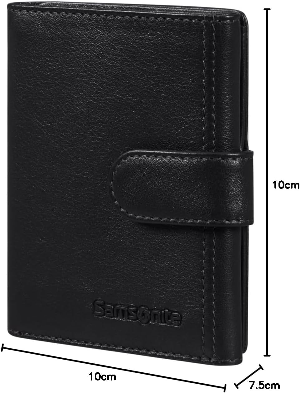 Samsonite Attack 2 SLG - Portofel, 10 cm, negru (Negru) Portofel Barbati Naty Shop