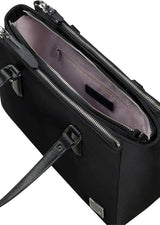 Samsonite Essentially Karissa - Geantă de umăr cu 3 compartimente, 34 cm, negru (negru) Genti Femei Naty Shop