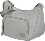 Samsonite Essentially Karissa - Geantă de umăr M, 36 cm, negru (Negru) Genti Femei Naty Shop Gri (Dove Grey) Geantă de umăr S