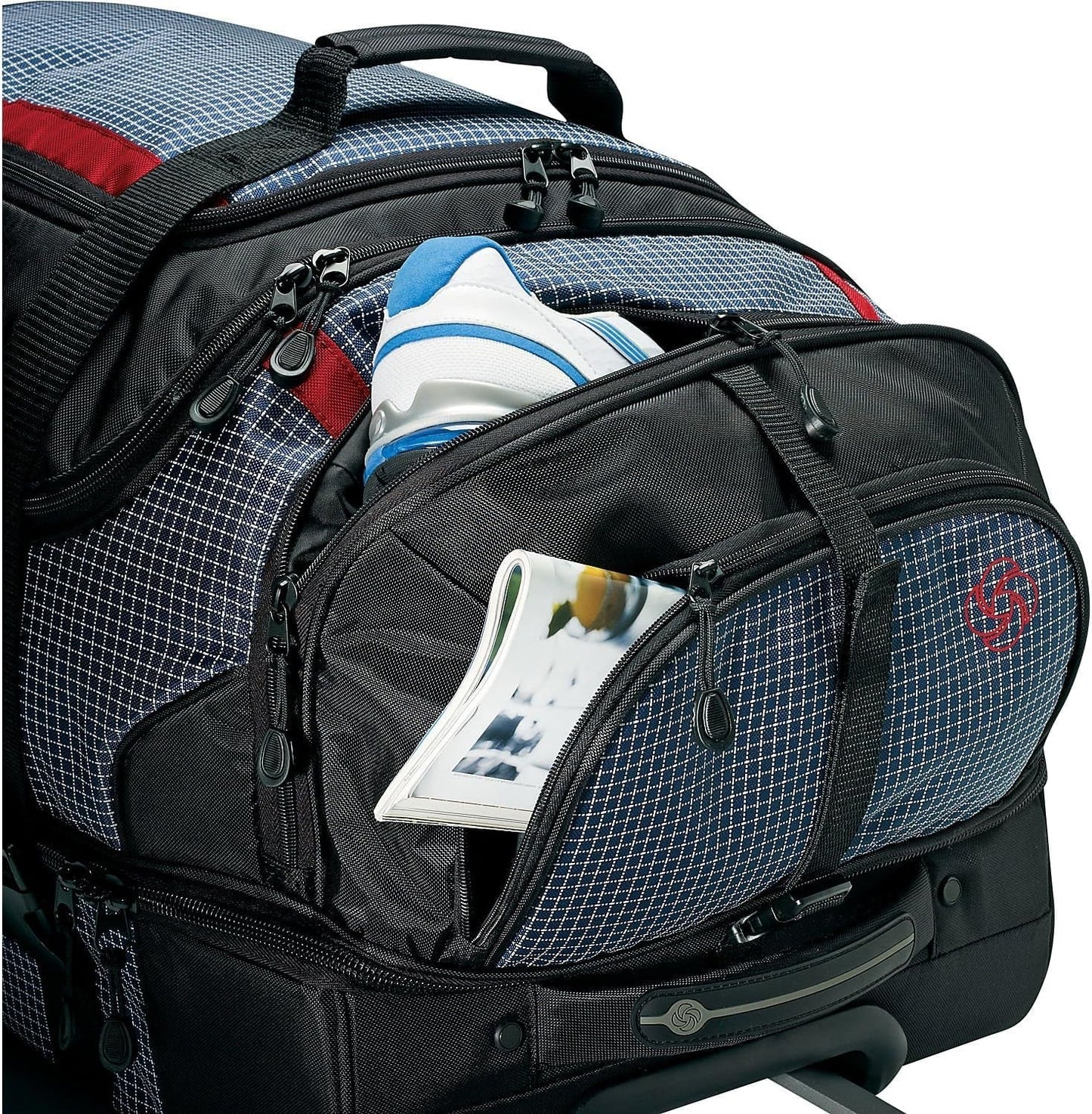 Samsonite geantă de voiaj cu roți din ripstop, albastru (albastru) - 46243 Bagaje și echipament de călătorie Naty Shop