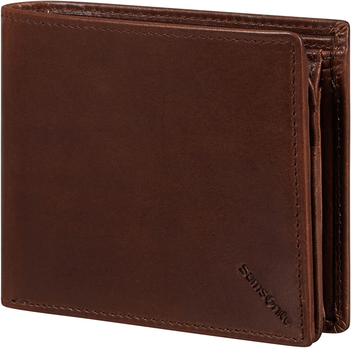 Samsonite Veggy SLG - Portofel, 10,5 cm, maro (maro închis) Portofel Barbati Naty Shop Titlu implicit