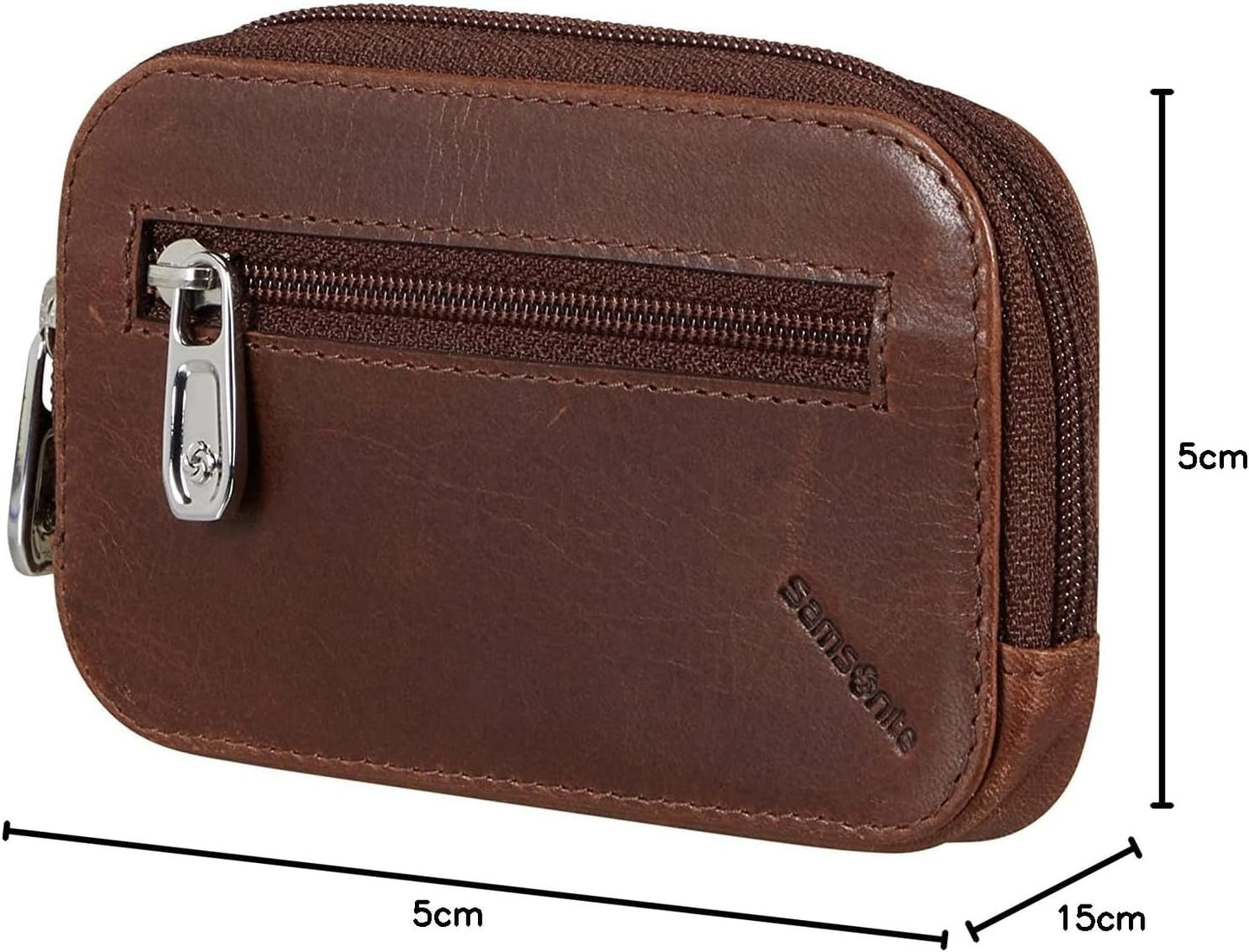 Samsonite Veggy SLG - Portofel, 11,6 cm, maro (maro închis) Portofel Barbati Naty Shop