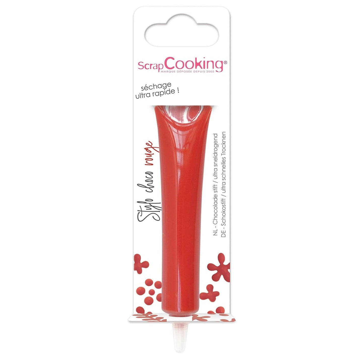 ScrapCooking - colorant alimentar, diverse culori, la tub pentru scriere, 25 grame Pasta de zahar Naty Shop Roșu Mic