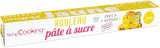 ScrapCooking - Roll fondant roz â'¬ 36 cm - Fondant negru rulat 430 g - Cake topper decorare topper fondant pentru prăjituri, coacere, aniversări, petreceri - Roz - 7264 Pasta de zahar Naty Shop Galben