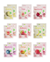 Set de degustare de fructe liofilizate BUAH® | Gustare perfectă de chipsuri crocante din fructe | Alternativă de dulciuri fără zahăr adăugat, toppinguri pentru terci | Vegan Fără gluten Produse deshidratate Naty Shop Pachet de 18