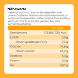 Stafide de aur | Stafide de aur uscate 1 kg | Fără zahăr | Stafide de aur mari | Fără OMG | Originar din Africa de Sud | Bogat în fibre | Produse deshidratate Naty Shop