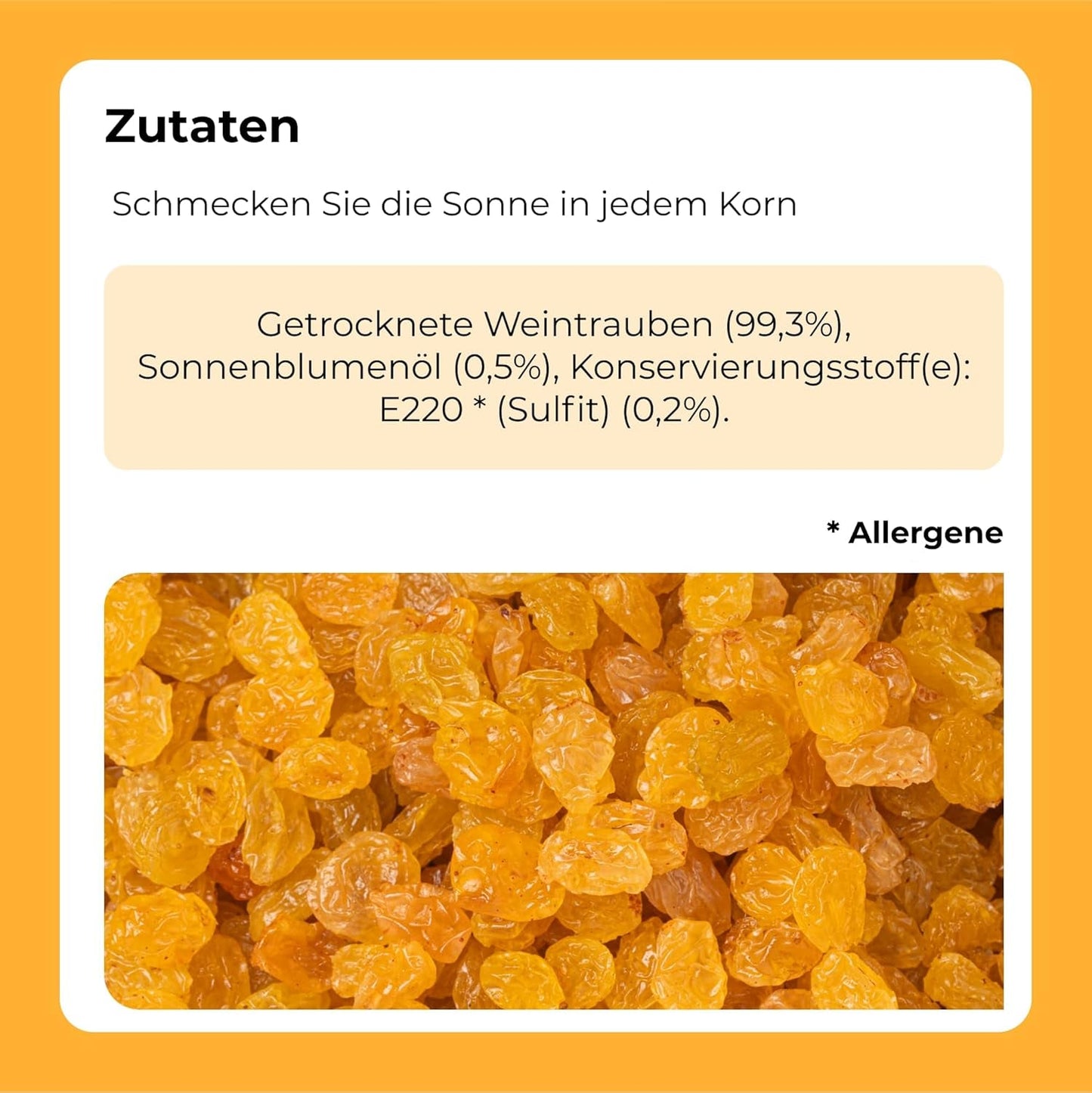 Stafide de aur | Stafide de aur uscate 1 kg | Fără zahăr | Stafide de aur mari | Fără OMG | Originar din Africa de Sud | Bogat în fibre | Produse deshidratate Naty Shop