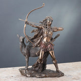 Statuia din bronz a zeiței vânătorii și a sălbăticiei Statuete si sculpturi Naty Shop