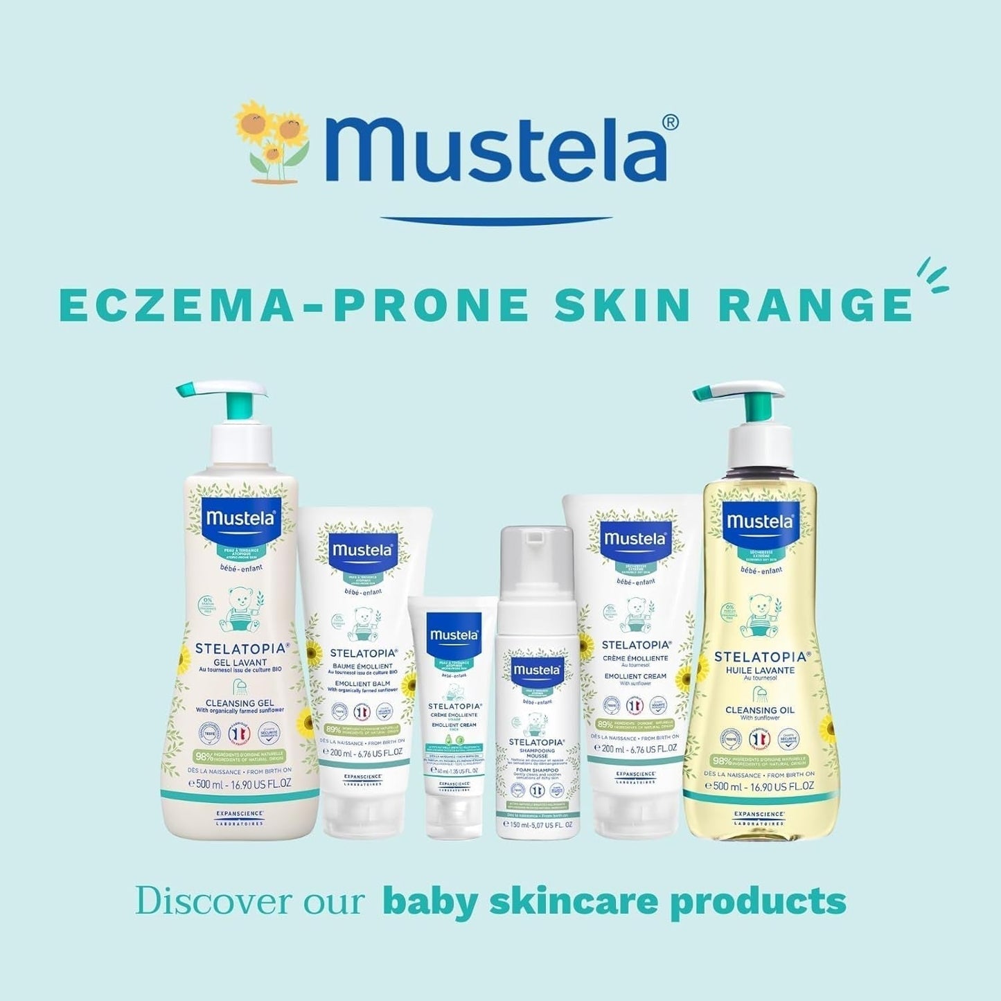 Stelatopia Șampon Mousse pentru scalp cu uscăciune extremă sau dermatită atopică, păr, bebeluși, copii, întreaga familie - reduce roșeața și mâncărimea (150ml) Copii - Baie si Skincare Naty Shop