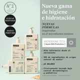 Suavinex, Syndet șampon pentru copii pentru piele și păr, fără săpun, 750 ml + loțiune hidratantă pentru corp, 750 ml, potrivit pentru pielea sensibilă și nou-născut, cu 90%-93% ingrediente naturale. Copii - Baie si Skincare Naty Shop