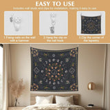 Tapiserie 130 130mx150m moon phases panza flori Casa - Accesorii si Decoratiuni Naty Shop