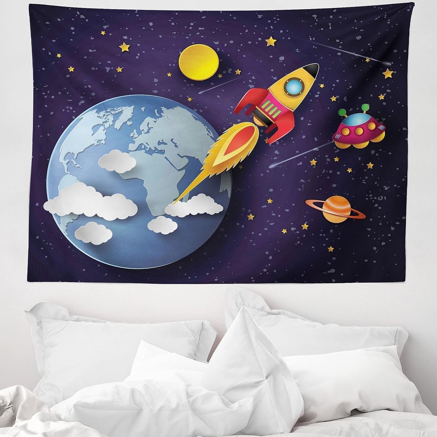 Tapiserie abakuhaus wanderlust harta animala lumii desene - Naty Shop