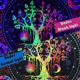 Tapiserie alishomtll tree life fluorescent sun and moon Casa - Accesorii si Decoratiuni Naty Shop