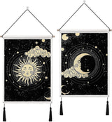 Tapiserie betylifoy bucati tapiserii mici paiete soare luna Casa - Accesorii si Decoratiuni Naty Shop Soare