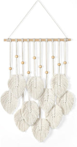 Tapiserie betylifoy margele lemn frunze verzi Casa - Accesorii si Decoratiuni Naty Shop Bej