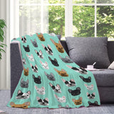 Tapiserie buldog francez imprimat motiv fata Casa - Accesorii si Decoratiuni Naty Shop