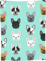 Tapiserie buldog francez imprimat motiv fata Casa - Accesorii si Decoratiuni Naty Shop Default Title