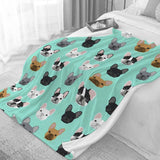 Tapiserie buldog francez imprimat motiv fata Casa - Accesorii si Decoratiuni Naty Shop