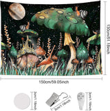 Tapiserie ciuperci jungla agatare melci din padurea Casa - Accesorii si Decoratiuni Naty Shop