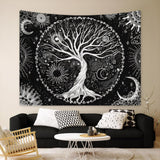 Tapiserie copac viata sun moon Casa - Accesorii si Decoratiuni Naty Shop