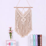 Tapiserie deco dreamcatcher tesute decorare peretelui alb Casa - Accesorii si Decoratiuni Naty Shop Ciucuri de dantelă