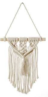 Tapiserie deco dreamcatcher tesute decorare peretelui alb Casa - Accesorii si Decoratiuni Naty Shop Mici ciucuri