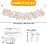 Tapiserie decorare tesute manual franjuri ghirlanda led Casa - Accesorii si Decoratiuni Naty Shop