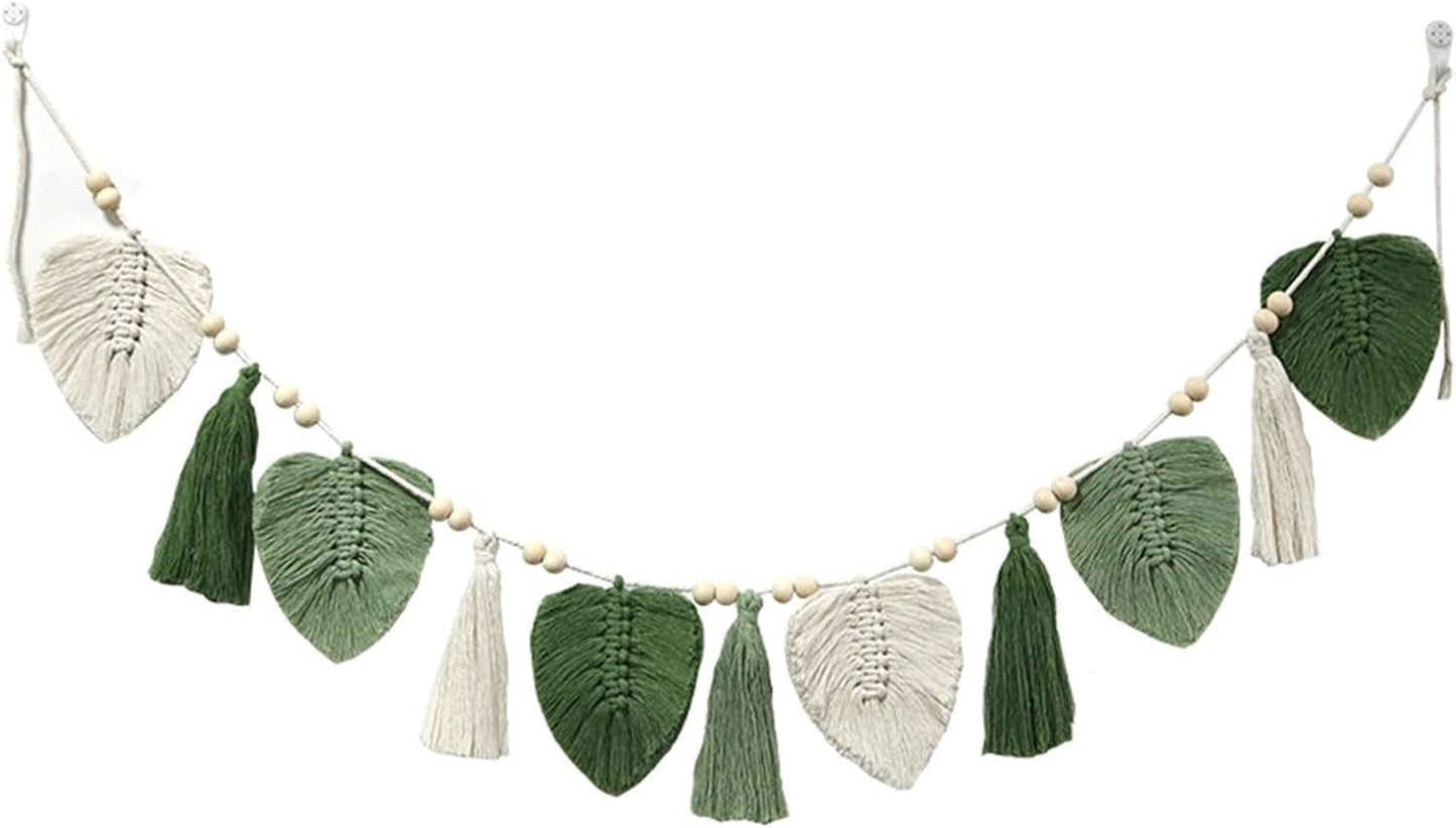 Tapiserie decorative tesute frunze chic franjuri Casa - Accesorii si Decoratiuni Naty Shop Greeters
