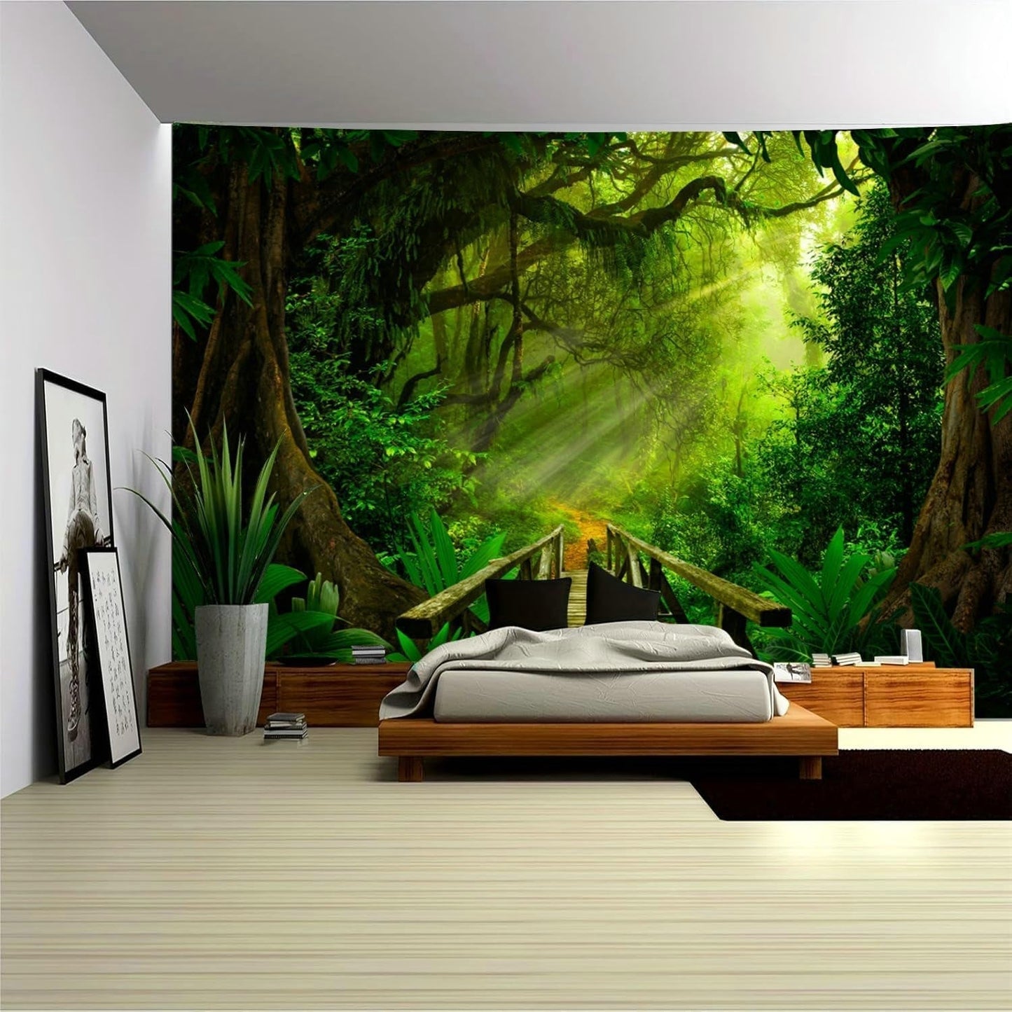 Tapiserie forest green hanging aer liber Casa - Accesorii si Decoratiuni Naty Shop