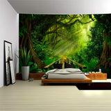 Tapiserie forest green hanging aer liber Casa - Accesorii si Decoratiuni Naty Shop