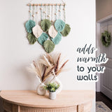 Tapiserie hanging handmade tesute frunze pana Casa - Accesorii si Decoratiuni Naty Shop