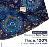 Tapiserie india prosop plaja rotund mandala hippielarge indian Casa - Accesorii si Decoratiuni Naty Shop