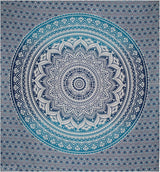 Tapiserie indiana mandala albastru estetica decorarea camerei Casa - Accesorii si Decoratiuni Naty Shop