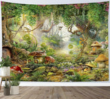 Tapiserie japoneza panza red cherry blossoms sun wall Casa - Accesorii si Decoratiuni Naty Shop Multi 27 235L X 180B Cm