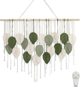 Tapiserie mare art woven handmade tassel leaf Casa - Accesorii si Decoratiuni Naty Shop Default Title