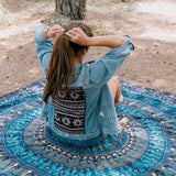 Tapiserie momomus mandala bumbac colorat desene orientale Casa - Accesorii si Decoratiuni Naty Shop