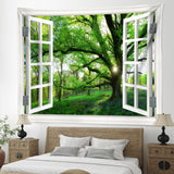 Tapiserie peisaj jungla xxl padure panza fereastra Casa - Accesorii si Decoratiuni Naty Shop