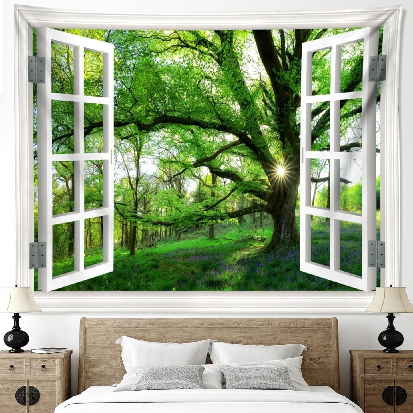 Tapiserie peisaj jungla xxl padure panza fereastra Casa - Accesorii si Decoratiuni Naty Shop