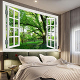 Tapiserie peisaj jungla xxl padure panza fereastra Casa - Accesorii si Decoratiuni Naty Shop