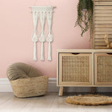 Tapiserie raft suporturi lumanari din sticla realizat Casa - Accesorii si Decoratiuni Naty Shop