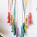 Tapiserie rainbow decorare funie bumbac curcubeu Casa - Accesorii si Decoratiuni Naty Shop