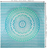 Tapiserie rajrang mandala bumbac verde mare Casa - Accesorii si Decoratiuni Naty Shop