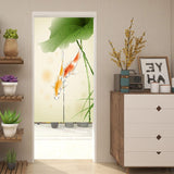 Tapiserie stil japonez lenjerie groasa noren lunga lotus Casa - Accesorii si Decoratiuni Naty Shop