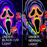 Tapiserie tapiterie fata groaza blacklight fantome reactiva Casa - Accesorii si Decoratiuni Naty Shop