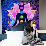 Tapiserie tapiterie mandala colorata mistica Casa - Accesorii si Decoratiuni Naty Shop
